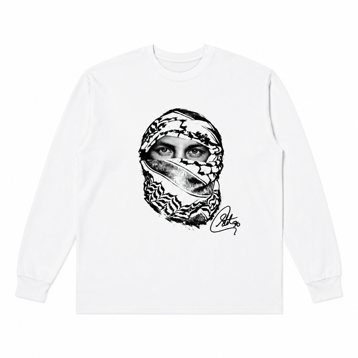 Long Sleeve Tee Masked Stephen Curry