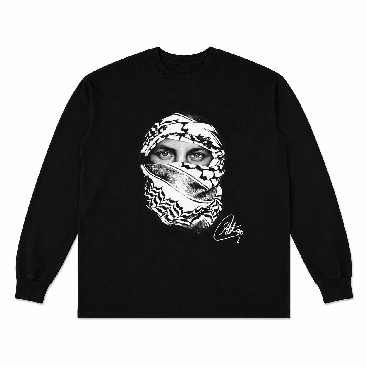 Long Sleeve Tee Masked Stephen Curry